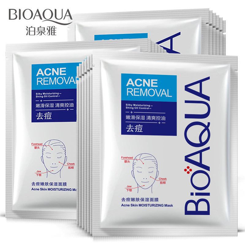 (pack Of 3) Bioaqua Acne Removal Skin Face Mask